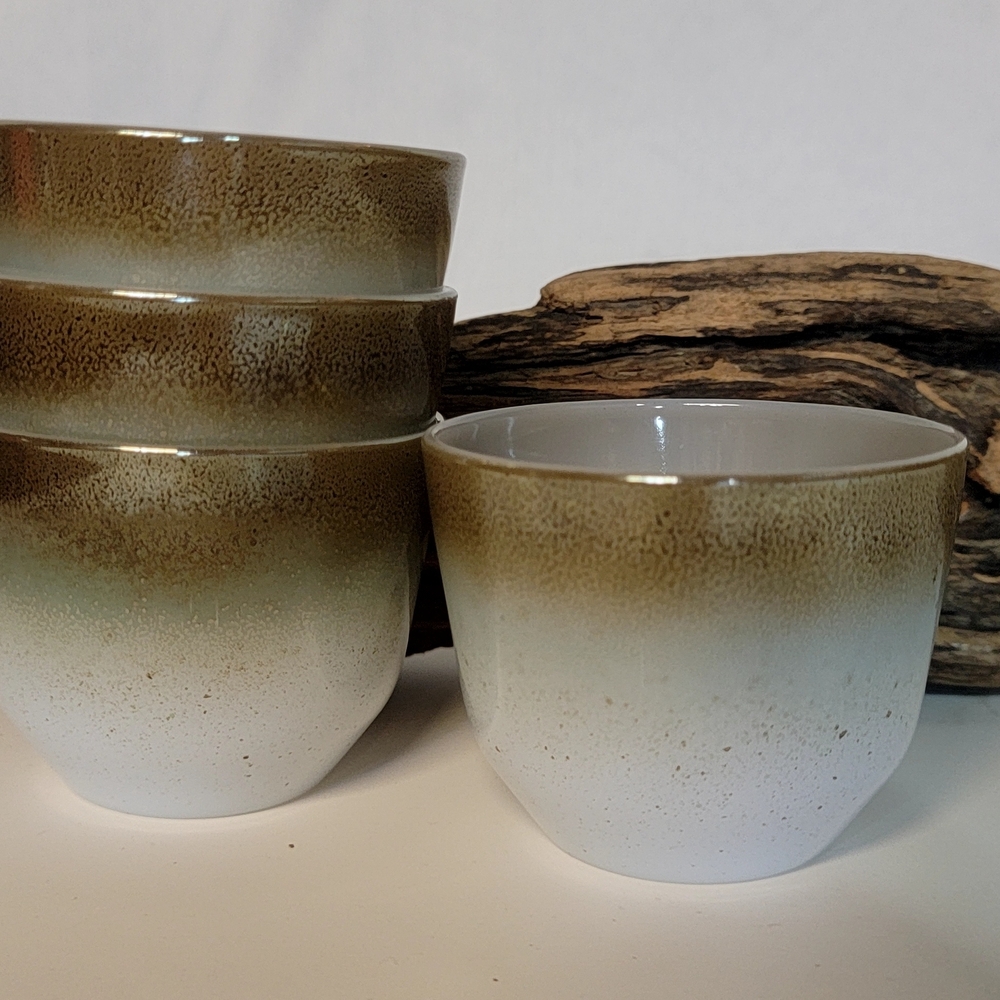 Federal Glass Vintage 1960's Custard Cups Set Of 4. Made In USA - Picture 3 of 8